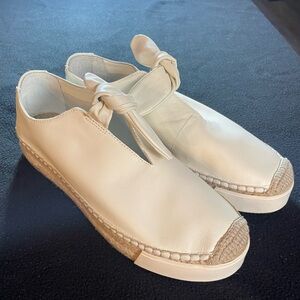 Rebecca Minkoff Cream Espadrille Shoes Size 8.5